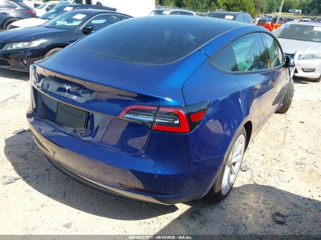 2021 TESLA MODEL 3 STANDARD RANGE PLUS REAR-WHEEL DRIVE 4