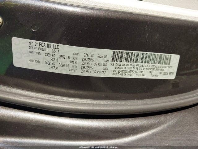2017 CHRYSLER PACIFICA LX 9
