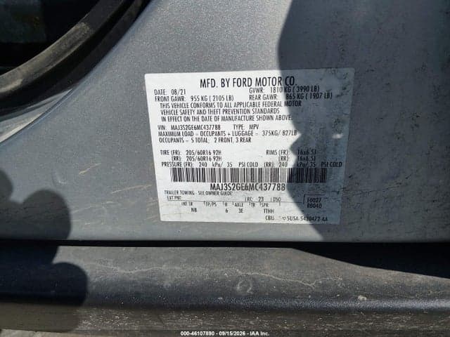 2021 FORD ECOSPORT SE 9