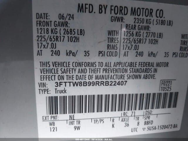 2024 FORD MAVERICK XL 8