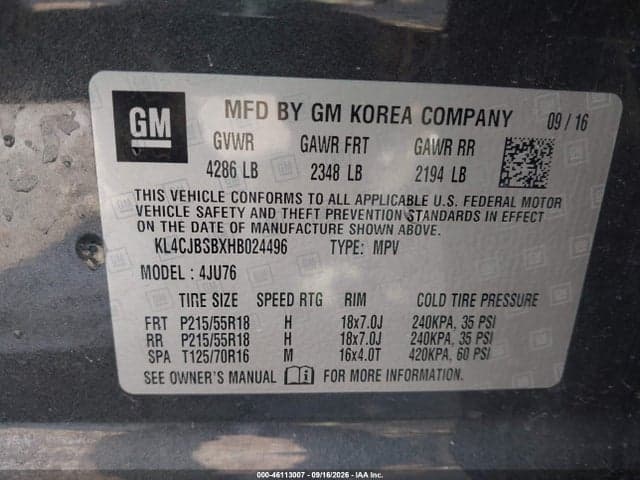 2017 BUICK ENCORE PREFERRED II 9