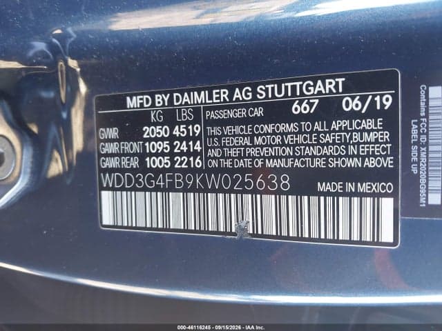 2019 MERCEDES-BENZ A 220 4MATIC 9