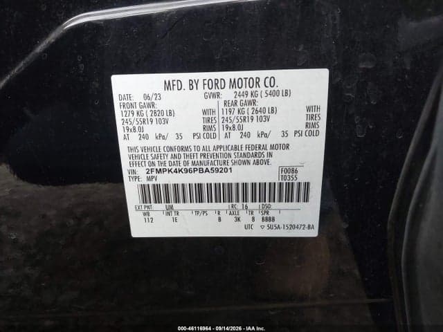 2023 FORD EDGE TITANIUM 9