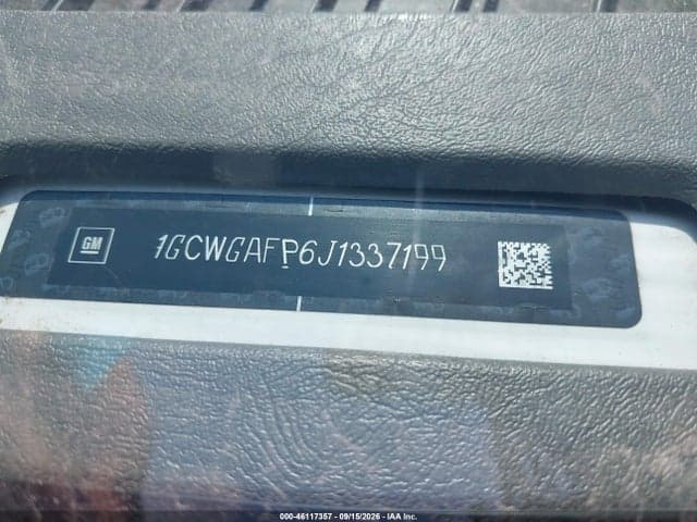 2018 CHEVROLET EXPRESS 2500 WORK VAN 10