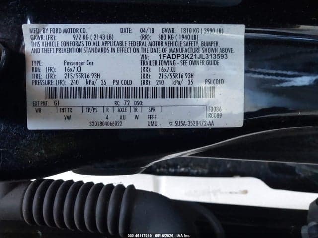 2018 FORD FOCUS SE 9