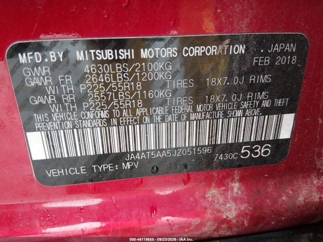 2018 MITSUBISHI ECLIPSE CROSS SEL 9