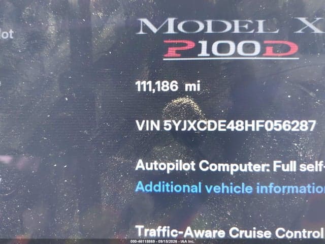 2017 TESLA MODEL X P100D 15