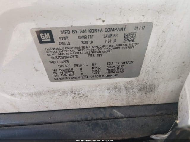 2017 BUICK ENCORE ESSENCE 9