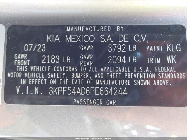 2023 KIA FORTE GT-LINE 9