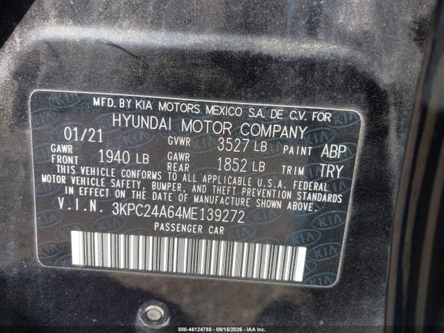 2021 HYUNDAI ACCENT SE 9