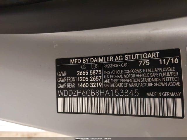 2017 MERCEDES-BENZ E 400 4MATIC 9