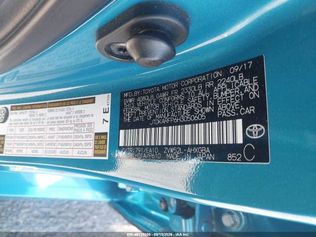 2017 TOYOTA PRIUS PRIME ADVANCED 9