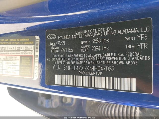 2021 HYUNDAI ELANTRA SE 9