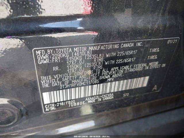 2021 TOYOTA RAV4 LE 9