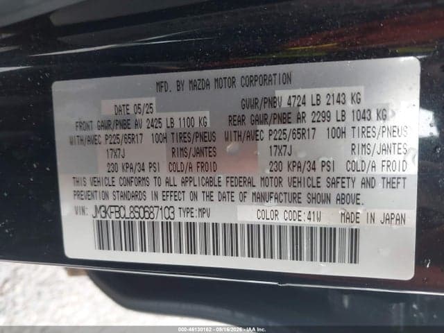 2025 MAZDA CX-5 2.5 S PREFERRED 9