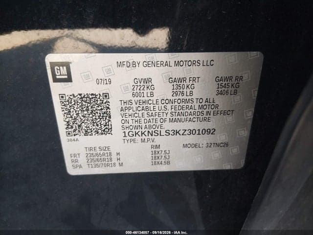 2019 GMC ACADIA SLE-2 9