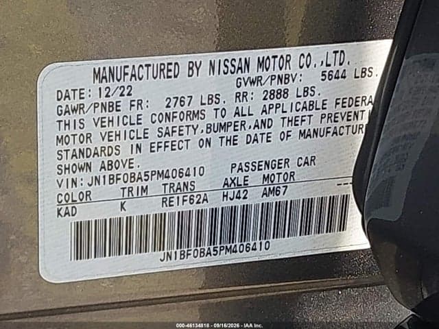 2023 NISSAN ARIYA EVOLVE+ 9
