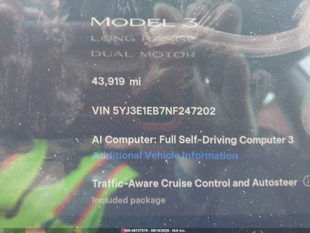 2022 TESLA MODEL 3 LONG RANGE 14