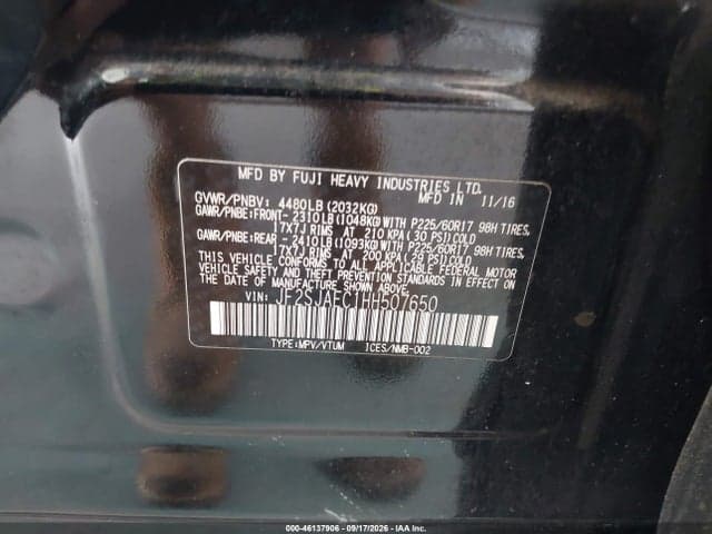 2017 SUBARU FORESTER 2.5I PREMIUM 9