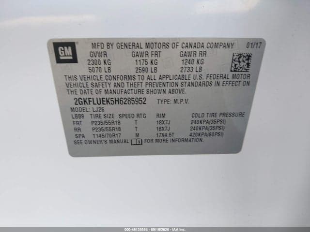 2017 GMC TERRAIN SLT 4