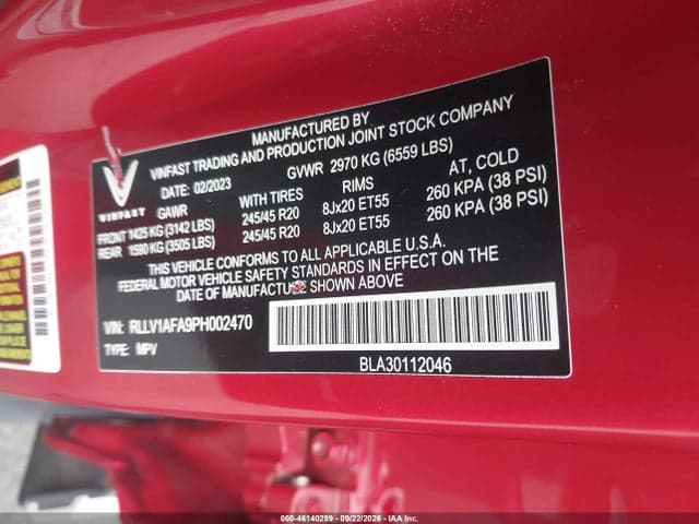 2023 VINFAST VF 8 PLUS 9