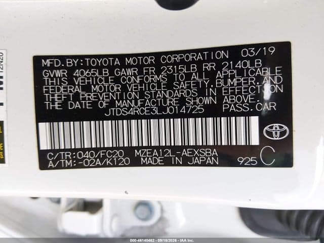 2020 TOYOTA COROLLA SE 9
