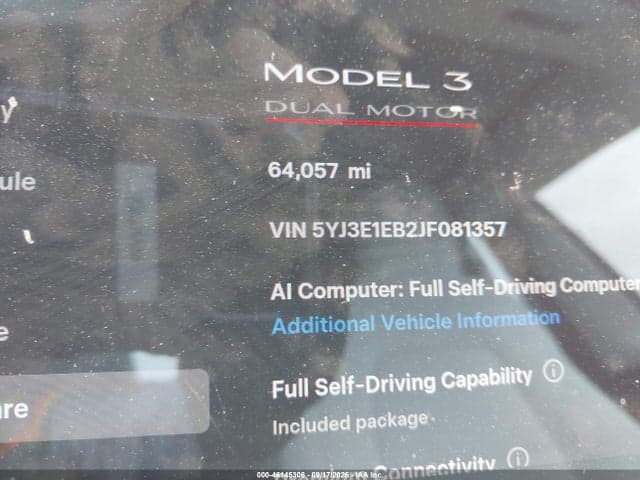 2018 TESLA MODEL 3 LONG RANGE/PERFORMANCE 13