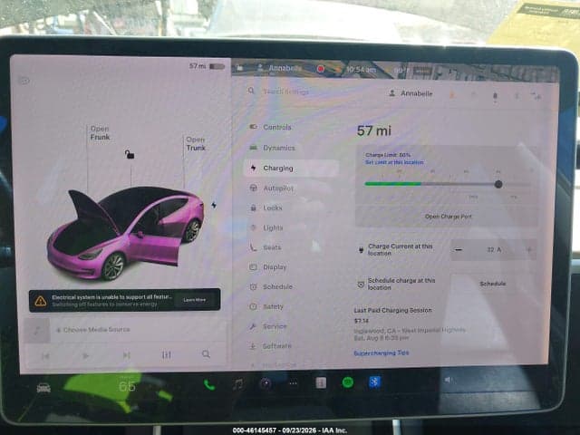 2019 TESLA MODEL 3 LONG RANGE/MID RANGE/STANDARD RANGE/STANDARD RANGE PLUS 16