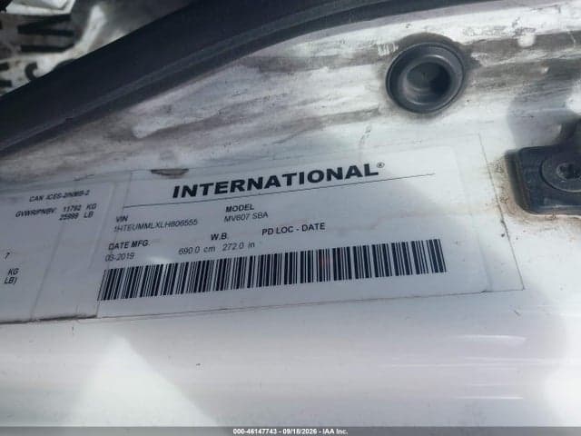 2020 INTERNATIONAL MV 8