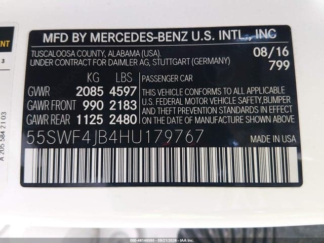 2017 MERCEDES-BENZ C 300 SPORT 9