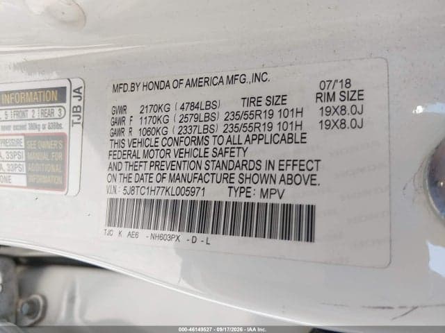 2019 ACURA RDX ADVANCE PACKAGE 9