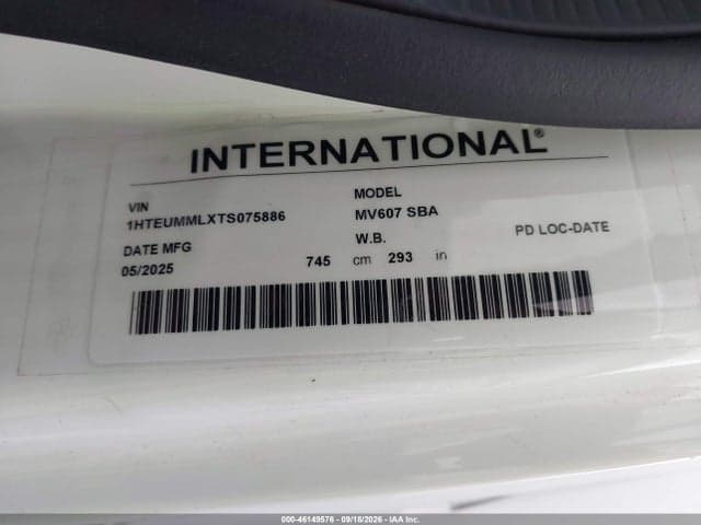 2026 INTERNATIONAL MV 8