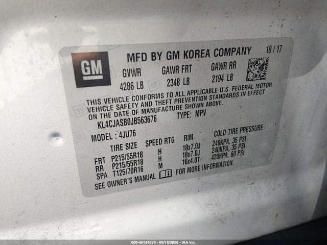 2018 BUICK ENCORE PREFERRED 9