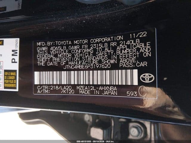 2023 TOYOTA COROLLA XSE 9