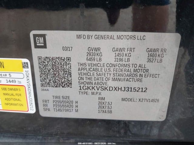 2017 GMC ACADIA LIMITED 9