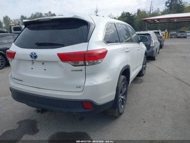 2017 TOYOTA HIGHLANDER HYBRID LE 4