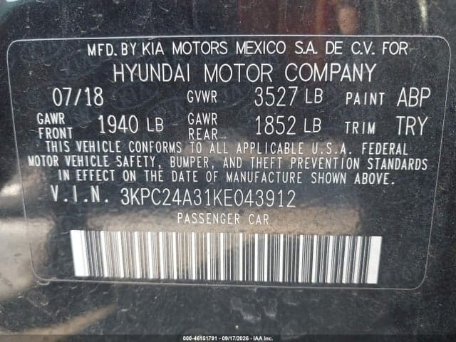 2019 HYUNDAI ACCENT SEL 9