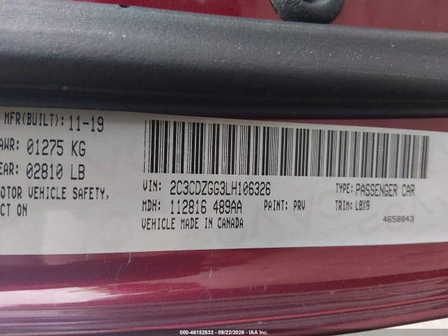 2020 DODGE CHALLENGER SXT AWD 9