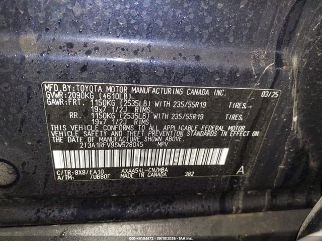 2025 TOYOTA RAV4 XLE PREMIUM 9