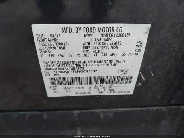 2017 FORD EXPLORER PLATINUM 9