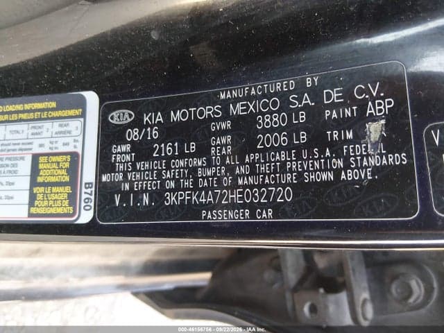 2017 KIA FORTE LX 9