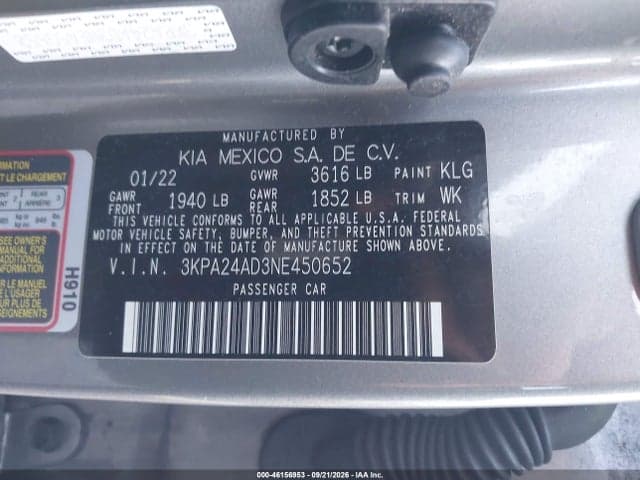 2022 KIA RIO S 9