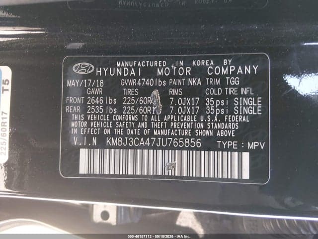 2018 HYUNDAI TUCSON SEL 9