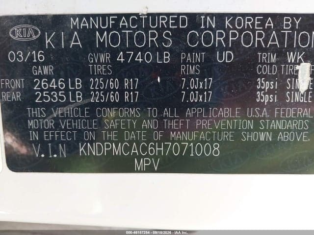 2017 KIA SPORTAGE LX 9