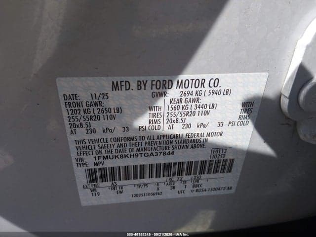 2026 FORD EXPLORER ST-LINE 9