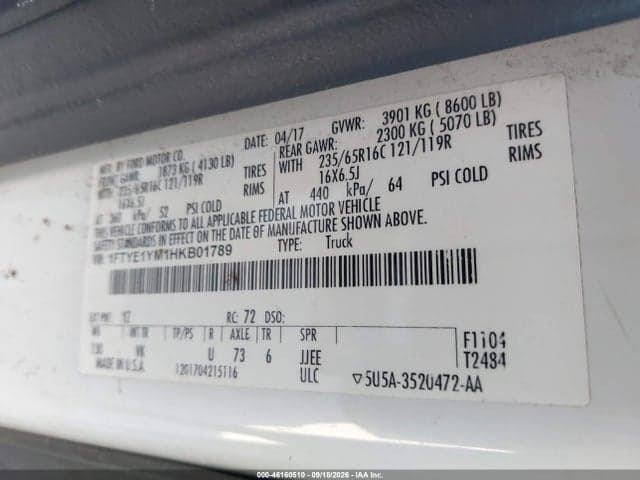 2017 FORD TRANSIT-150 9