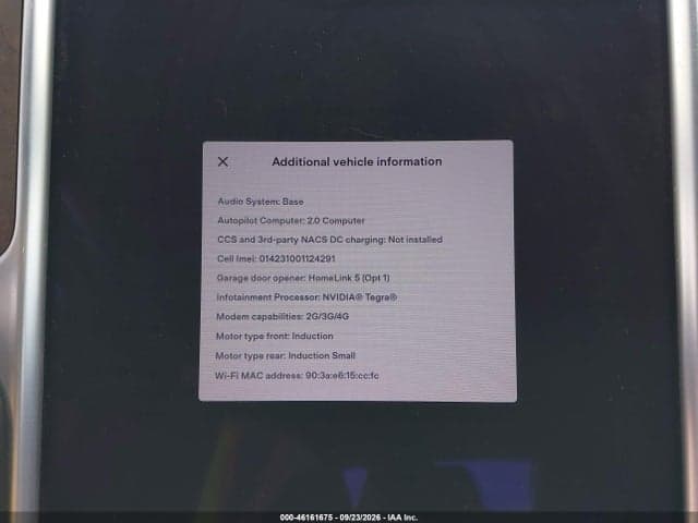 2017 TESLA MODEL S 100D/60D/75D/90D/P100D 18