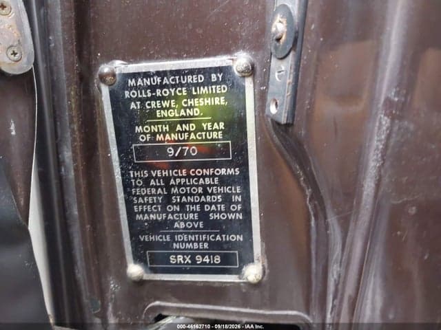 1971 ROLL ROYCE SLVER SHADOW 9