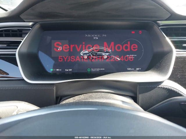 2017 TESLA MODEL S 60/75 7