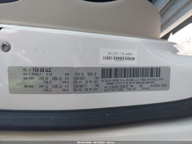 2018 DODGE GRAND CARAVAN SE 9